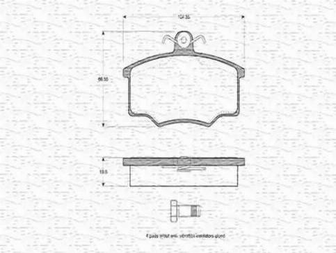 Magneti Marelli 363702160123 - Bremžu uzliku kompl., Disku bremzes ps1.lv