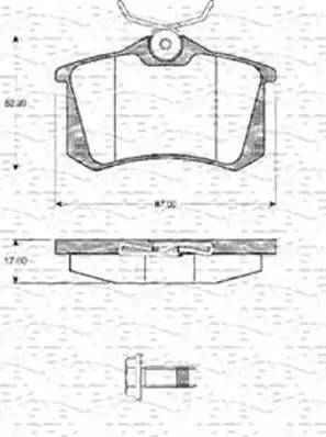 Magneti Marelli 363702161022 - Bremžu uzliku kompl., Disku bremzes ps1.lv