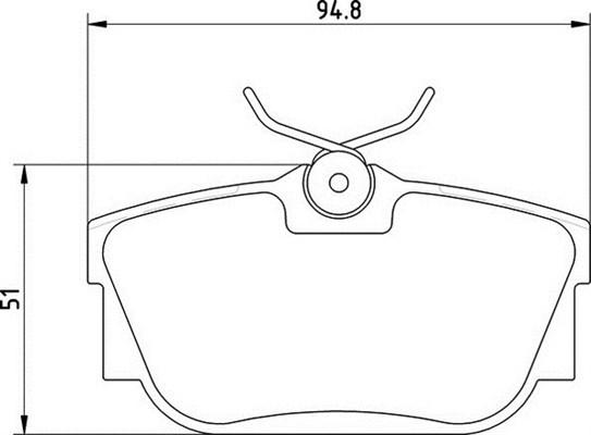 Magneti Marelli 363710205137 - Bremžu uzliku kompl., Disku bremzes ps1.lv