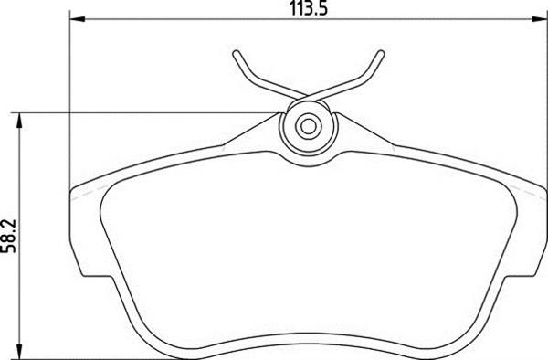 Magneti Marelli 363710201710 - Bremžu uzliku kompl., Disku bremzes ps1.lv