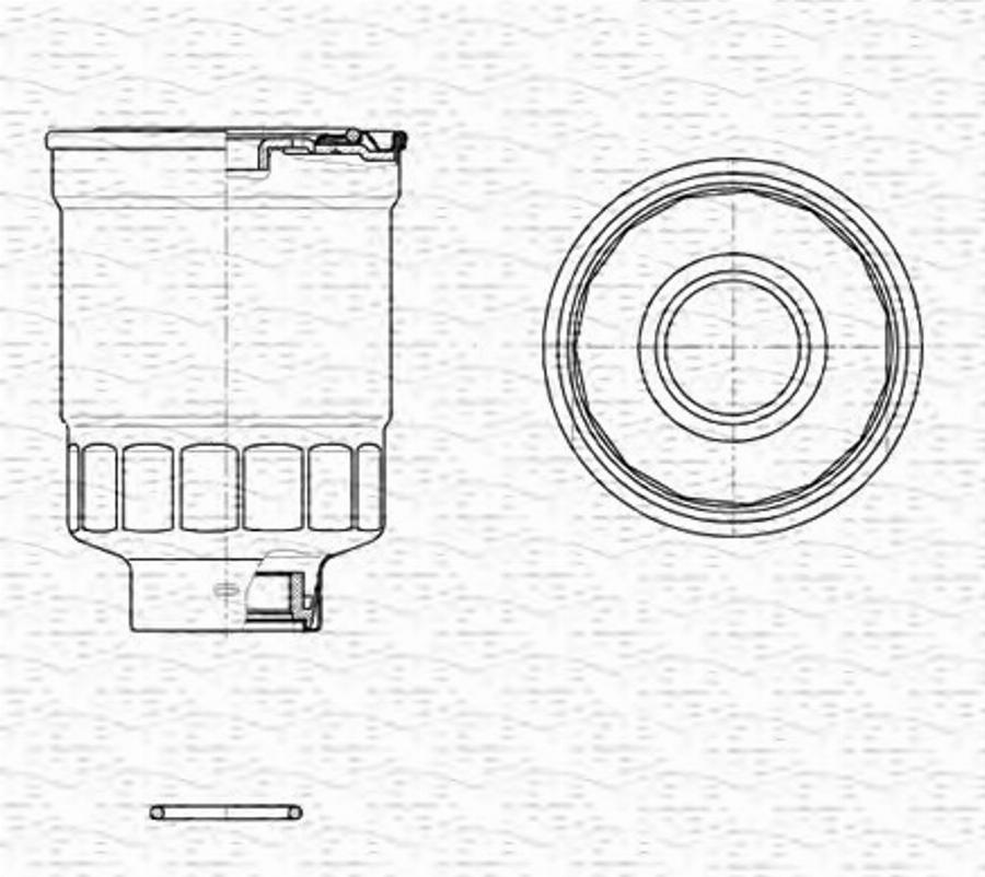 Magneti Marelli 213908526000 - Degvielas filtrs ps1.lv