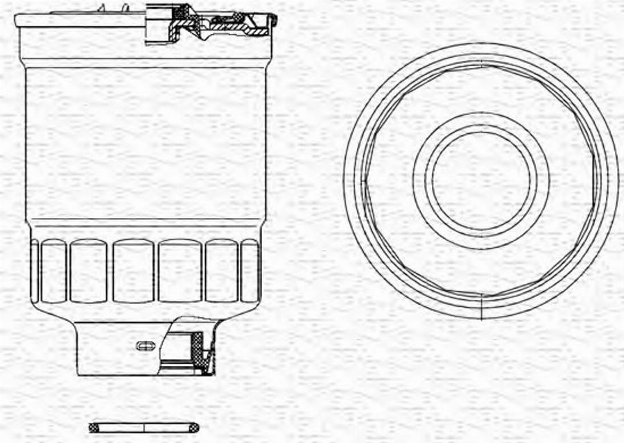 Magneti Marelli 213908523000 - Degvielas filtrs ps1.lv