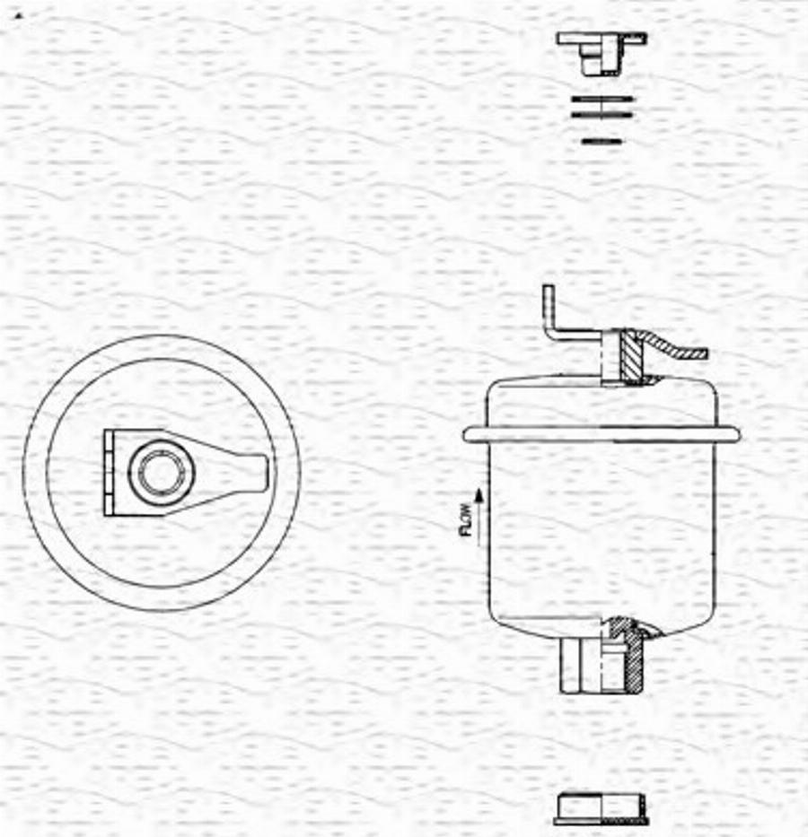 Magneti Marelli 213908720000 - Degvielas filtrs ps1.lv