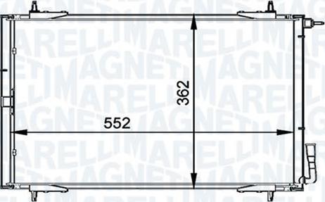 Magneti Marelli - BR 351037511MM - Kondensators, Gaisa kond. sistēma ps1.lv