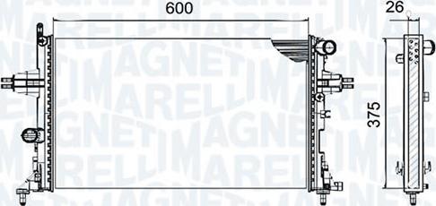 Magneti Marelli - BR RMM54292 - Radiators, Motora dzesēšanas sistēma ps1.lv