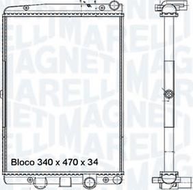 Magneti Marelli - BR RMM367001M - Radiators, Motora dzesēšanas sistēma ps1.lv