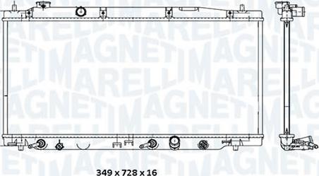 Magneti Marelli - BR RMM376910421 - Radiators, Motora dzesēšanas sistēma ps1.lv