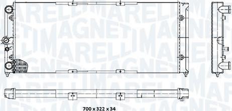 Magneti Marelli - BR RMM376910361 - Radiators, Motora dzesēšanas sistēma ps1.lv