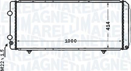 Magneti Marelli - BR RMM376766751 - Radiators, Motora dzesēšanas sistēma ps1.lv