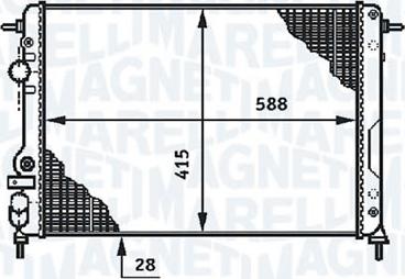 Magneti Marelli - BR RMM376719661 - Radiators, Motora dzesēšanas sistēma ps1.lv