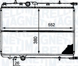 Magneti Marelli - BR RMM376718151 - Radiators, Motora dzesēšanas sistēma ps1.lv