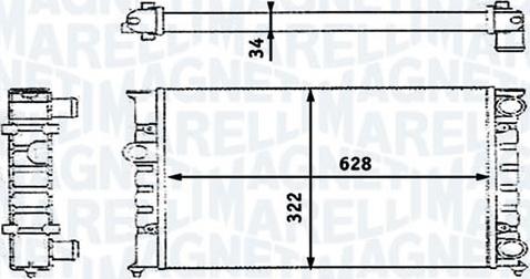 Magneti Marelli - BR RMM376713421 - Radiators, Motora dzesēšanas sistēma ps1.lv