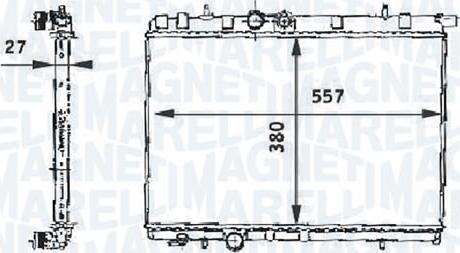 Magneti Marelli - BR RMM376717531 - Radiators, Motora dzesēšanas sistēma ps1.lv