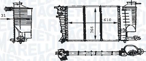 Magneti Marelli - BR RMM376717171 - Radiators, Motora dzesēšanas sistēma ps1.lv