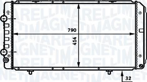 Magneti Marelli - BR RMM376717281 - Radiators, Motora dzesēšanas sistēma ps1.lv