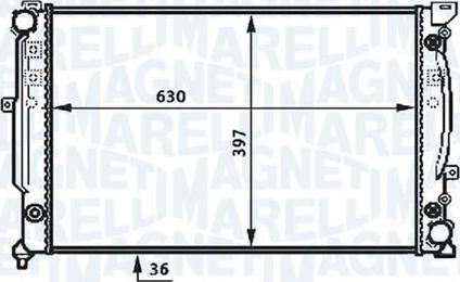 Magneti Marelli - BR RMM376720601 - Radiators, Motora dzesēšanas sistēma ps1.lv