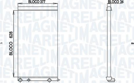 Magneti Marelli - BR RMMD9935 - Radiators, Motora dzesēšanas sistēma ps1.lv