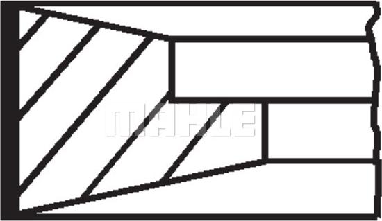 MAHLE 061 36 N0 - Virzuļa gredzenu komplekts ps1.lv