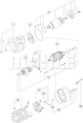 MAHLE MS 107 - Starteris ps1.lv