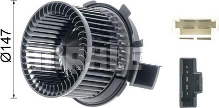 MAHLE AB 67 000P - Salona ventilators ps1.lv