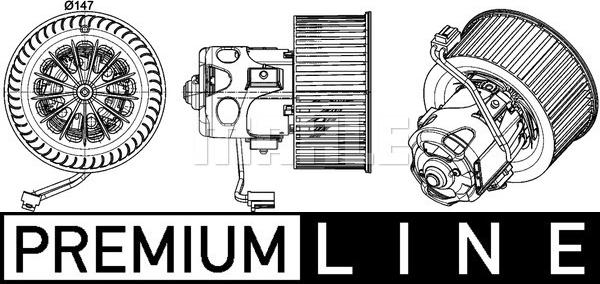 MAHLE AB 151 000P - Salona ventilators ps1.lv