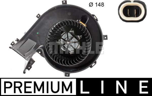 MAHLE AB 163 000P - Salona ventilators ps1.lv