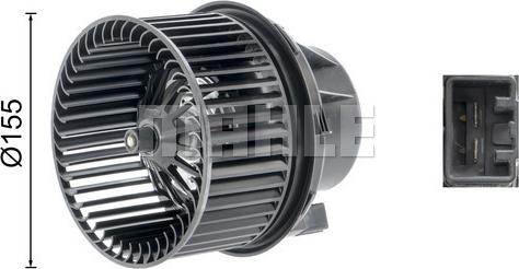 MAHLE AB 247 000P - Salona ventilators ps1.lv