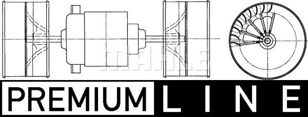 MAHLE AB 73 000P - Salona ventilators ps1.lv