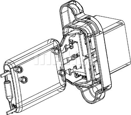 MAHLE ABR 97 000P - Rezistors, Salona ventilators ps1.lv