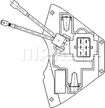 MAHLE ABR 31 000P - Regulators, Salona ventilators ps1.lv