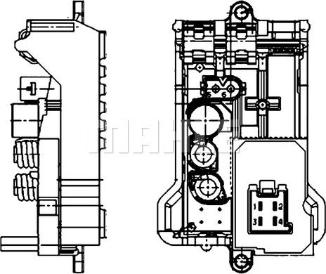 MAHLE ABR 29 000P - Regulators, Salona ventilators ps1.lv