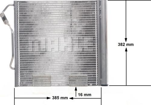 MAHLE AC 451 000S - Kondensators, Gaisa kond. sistēma ps1.lv