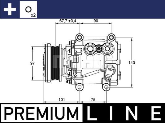 MAHLE ACP 1099 000P - Kompresors, Gaisa kond. sistēma ps1.lv