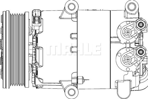 MAHLE ACP 1366 000P - Kompresors, Gaisa kond. sistēma ps1.lv