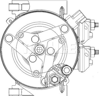 MAHLE ACP 1366 000P - Kompresors, Gaisa kond. sistēma ps1.lv