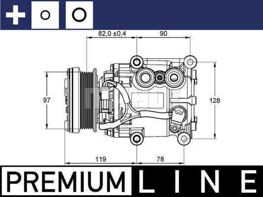 MAHLE ACP 22 000P - Kompresors, Gaisa kond. sistēma ps1.lv