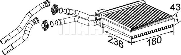 MAHLE AH 200 000P - Siltummainis, Salona apsilde ps1.lv