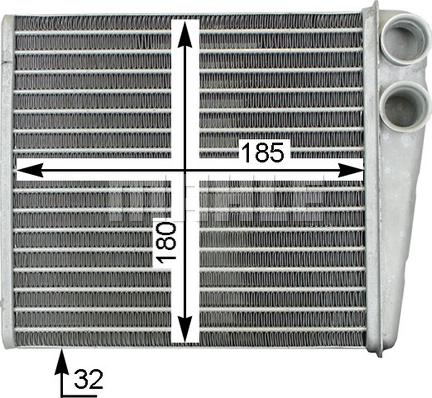 MAHLE AH 208 000S - Siltummainis, Salona apsilde ps1.lv