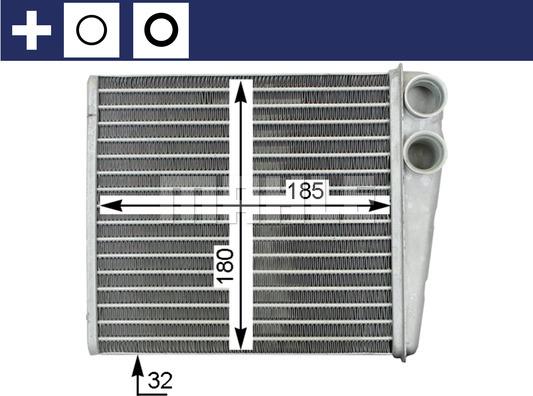 MAHLE AH 208 000S - Siltummainis, Salona apsilde ps1.lv