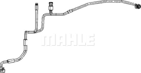 MAHLE AP 107 000P - Augstspiediena cauruļvads, Gaisa kond. sist. ps1.lv