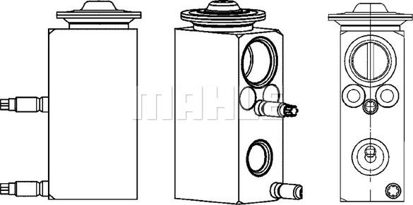MAHLE AVE 77 000P - Izplešanās vārsts, Gaisa kond. sistēma ps1.lv