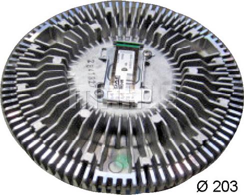 MAHLE CFC 102 000P - Sajūgs, Radiatora ventilators ps1.lv