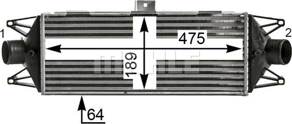 MAHLE CI 439 000P - Starpdzesētājs ps1.lv