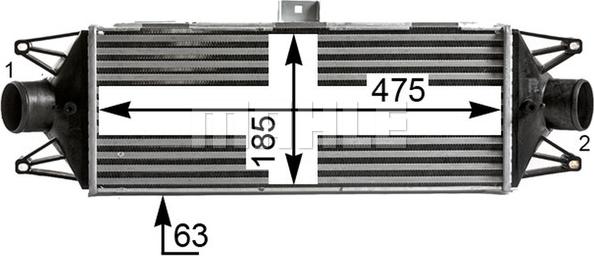 MAHLE CI 438 000P - Starpdzesētājs ps1.lv