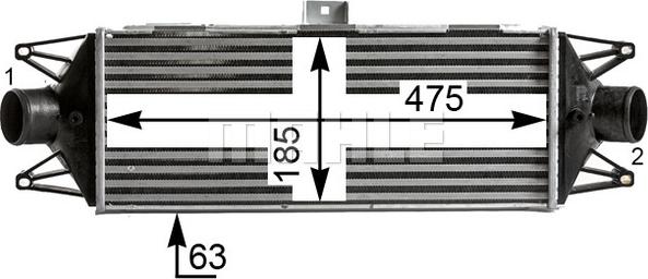 MAHLE CI 438 000S - Starpdzesētājs ps1.lv