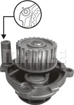 MAHLE CP 8 000S - Ūdenssūknis ps1.lv