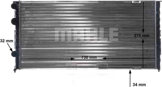 MAHLE CR 409 000S - Radiators, Motora dzesēšanas sistēma ps1.lv