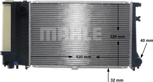 MAHLE CR 482 000S - Radiators, Motora dzesēšanas sistēma ps1.lv