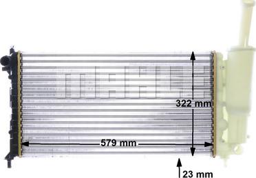 MAHLE CR 552 000S - Radiators, Motora dzesēšanas sistēma ps1.lv