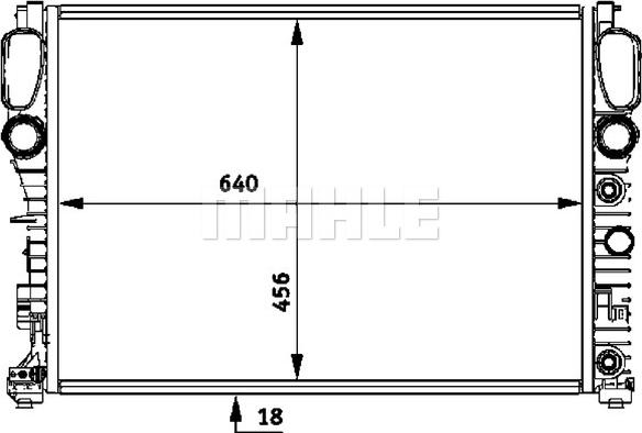 MAHLE CR 512 000P - Radiators, Motora dzesēšanas sistēma ps1.lv